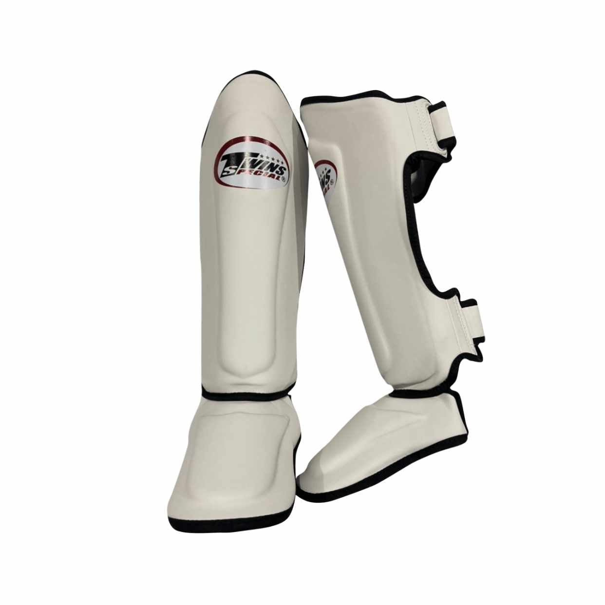 "Twins Special" Synthetic Leather Shin Guard SGS10 White