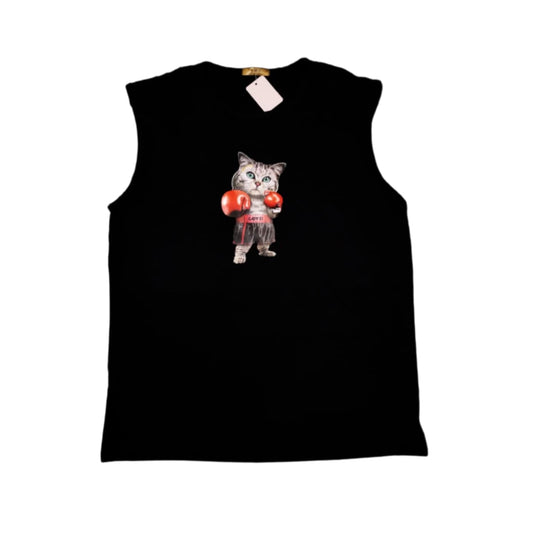 Sport T-shirt 29 "Boxing Cat"